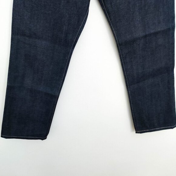 Moussy Vintage Rigid Straight Leg Jeans in Dark Blue 30 - Picture 3 of 8